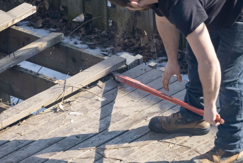 Tools Used in Decking Removal